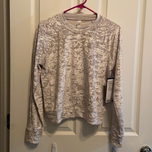 Lululemon Warm Down Crew Crushed Velvet - Size 6 - Picture 2 of 5